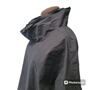 Vintage 90's Oversized Skif Black Cowl Neck Cotton Top